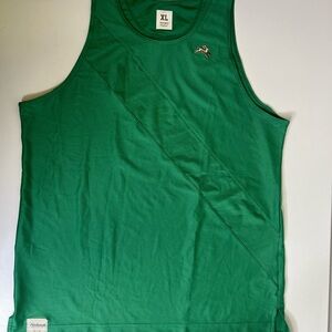 Tracksmith Van Cortlandt Men's Singlet Green/Green - Size XL
